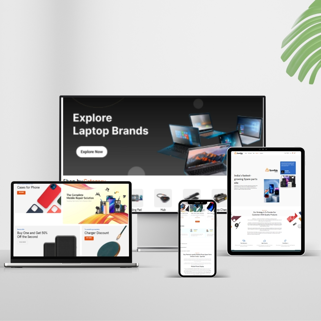 Mobile Accessories & Repair Parts E-Commerce Website | Mashmalo Technology